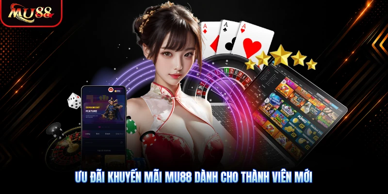 Ưu đãi khuyến mãi MU88 dành cho thành viên mới