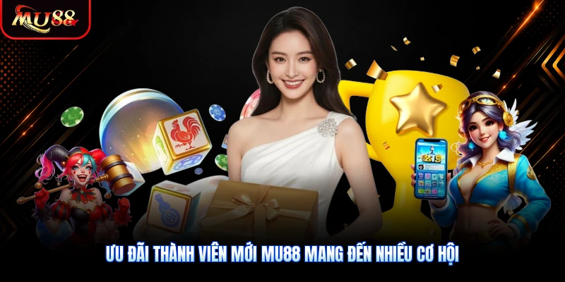 Ưu đãi thành viên mới MU88 mang đến nhiều cơ hội kiếm lợi nhuận tuyệt vời